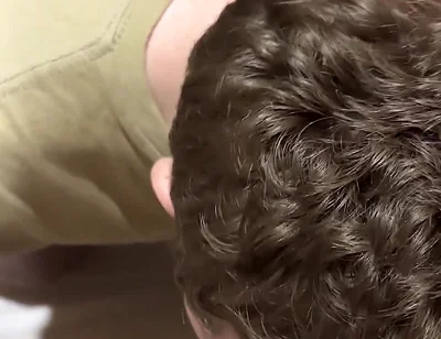 He Kisses My Big Hard Cock While I Pee