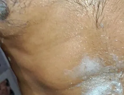 A Young Hindu Boy From India Is Fucking His Thick Cock Hard with His Hands While Taking a Bath