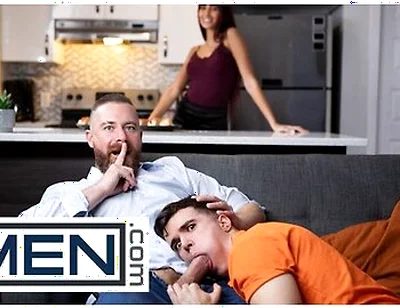 Maverick Sun Gets Horny While His Girlfriend Cooks And Sneaks A Quickie With Stepdaddy Cakes