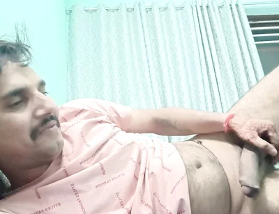 Indian Police Officer Stepfather Get Shower and Masterbation Show