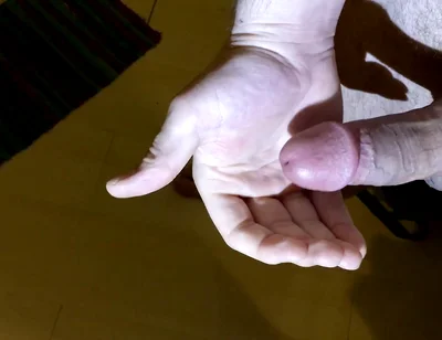 Quadruple Moaning Ruined Cumshot in My Hand