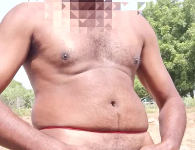 Outdoor Field Nude - Sexy Indian Young Man Acting Funny Masturbating