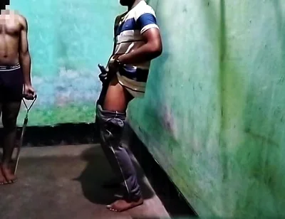 Gym Muscular Twink Boy Masturbate