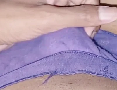 Slim and Skinny Sissy Femboy Masturbating in Sister's Pantie