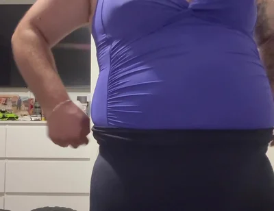 Cock and Ball Bondage with Nipple Clamps Crossdress and Butt Plug Part 2