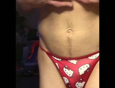 Cdmichelle Wearing Red Hello Kitty Bikini Swimsuit