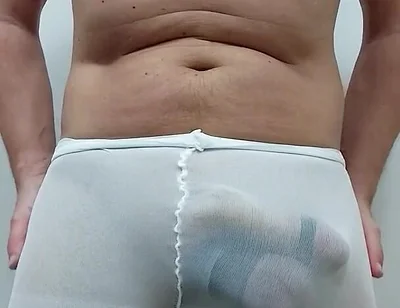 Masturbating with My Tights