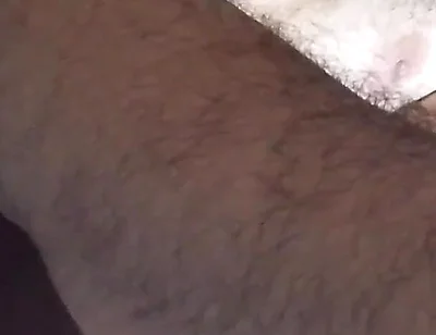 Fat Man Eats Like a Pig While Masturbating