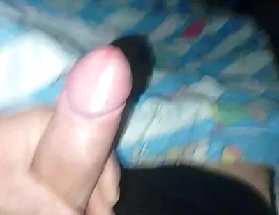 German Uncut Cock Masturbate After Work