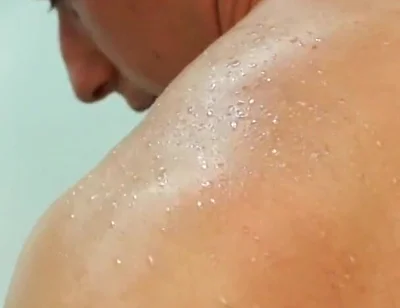 Shower with a Huge Cock and Dildo