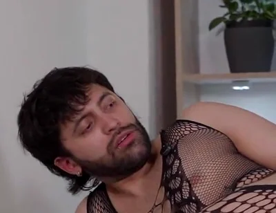 Sexy Muscle Stud Juan Sarmiento Fucking Slutty Daddy Camilo Brown in Lingerie Ass to Mouth Until Creampie