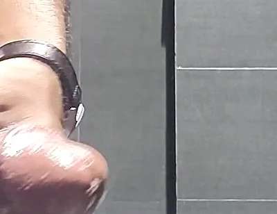 Horny Office Worker Sneaks Into Washroom to Masturbate After a Long Day