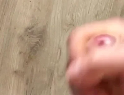 Morning Handjob and Cum on the Table