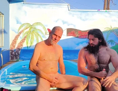 I Caught It in the Act My Stepfather Making Out with His Friend in the Pool