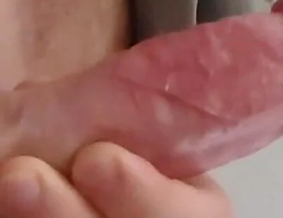 Milking My Cock with a Ring on My Balls