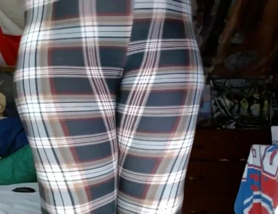 Fat Sissy Cosmicjones88 Shakes Big Ass in Leggings and Without