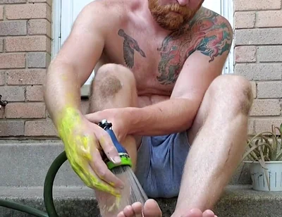 I Needed to Wash My Hands and Feet I After Got a Little Carried Away with a Painting I Was Working on