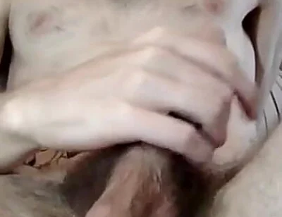 Morning Cum From Skinny Hairy Guy