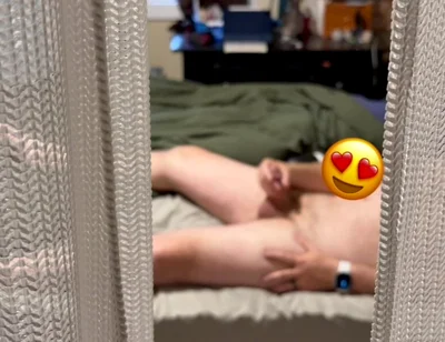 Peeping on Uncle Stuck in a Closet