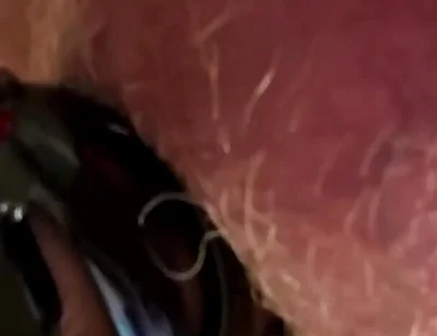 Pissing with a Cock Cage on