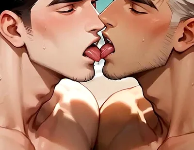 The Beach Muscle God Flexes, His Sweat-drenched Six Pack Shining as a Spunk Shot Erupts! the Hottest Gay XXX!