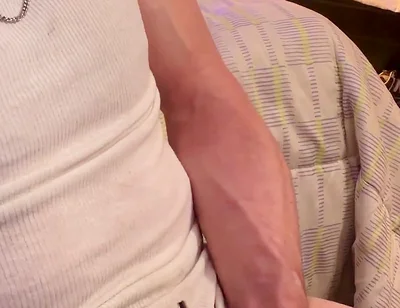 Watch as I Jerk off with Beater on Bust Big Close up of It