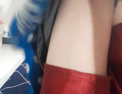 Wearing Mini Satin Skirt Inside Shorts