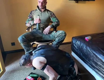 Worship His Boots, Slave!