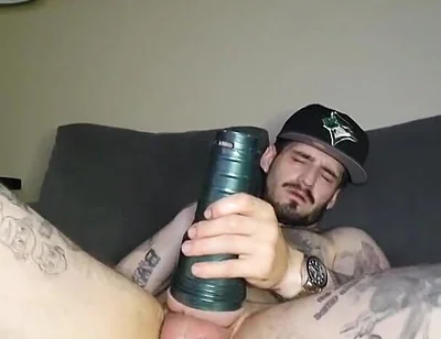 Young Hot Stud and His Fleshlight Part 3