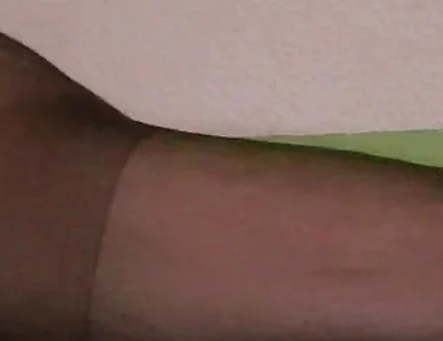 Black Pantyhose Hump Masturbation