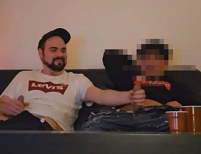 Straight Turkish Buddy First Time Seduced to a Mutual Jerkoff and Blowjob by a Guy