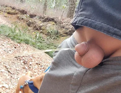 Small Cock in Car to Piss Outside Plus My Ass and Balls