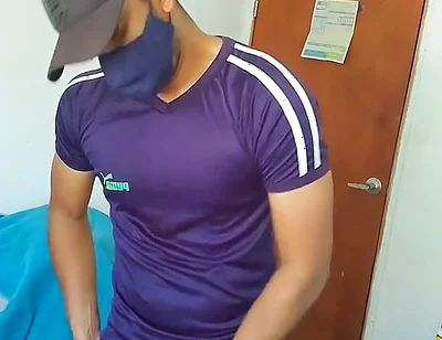 Indian Black Cock Gets Masturbated