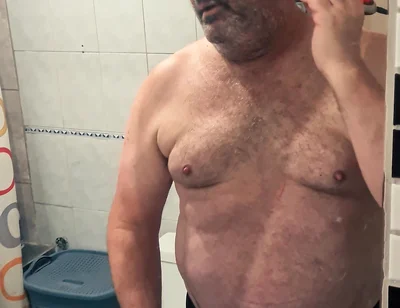 Before the Fight - Silver Stepdaddy Boxer POV