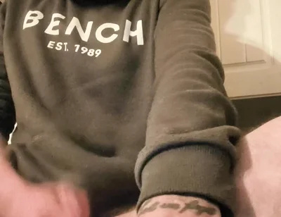 Big Dick Wanking and Smoking