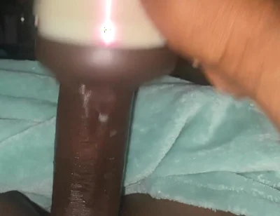 Moving Big Black Dick in Fleshlight