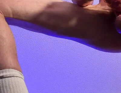 Start in Captain Stance with Camera Facing up at Me so You See Low Hanging Balls