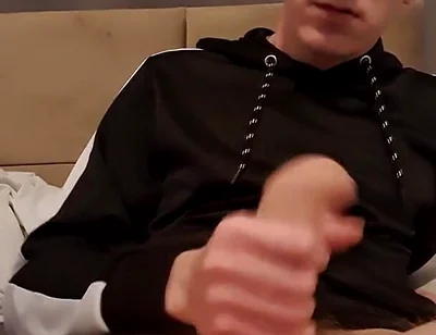 Skinny Young Lad in White Tight Boxers