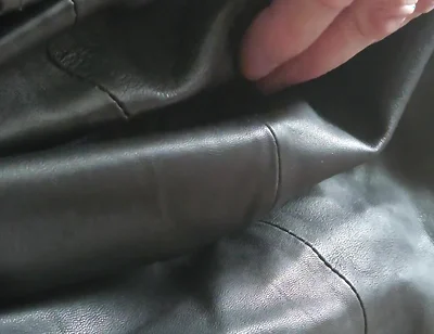 Edging in a Leather Skirt