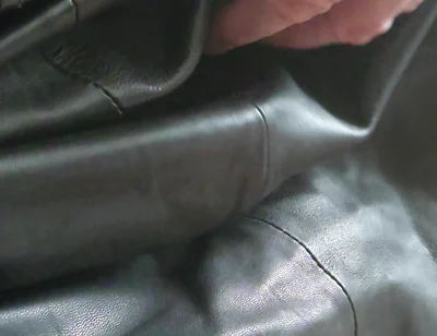 Edging in a Leather Skirt
