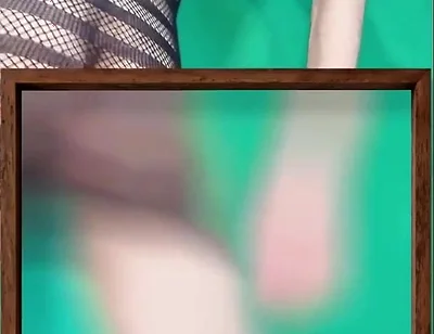 Fishnet Dress with and Without Some Panties