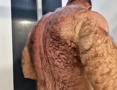 Hairy Jack Taking a Shower