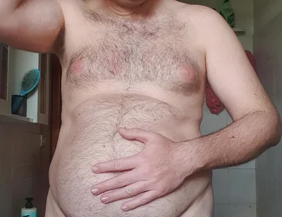 All Naked in Bathroom