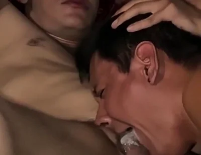 Sharing a Big Sweaty Cock