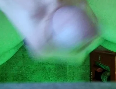 Cumming Under the Desk