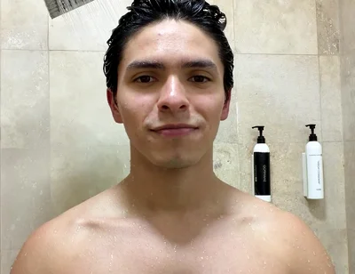 Flexing My Muscles in the Showers