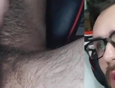 20 Centimeter Penis Pumping a Lot of Milk, with My Face!!