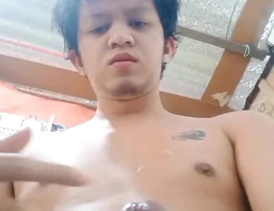 Got Horny for Stepdaddy and Let My Cock Explore! Pinoy Twink Masturbation and Cum