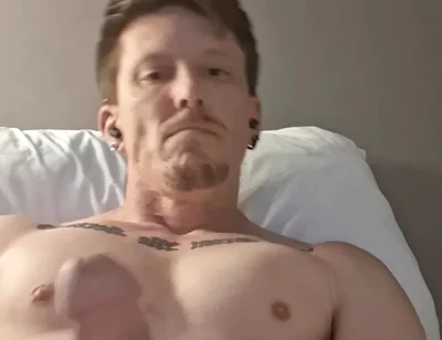 Muscular Guy Jerks off Solo with Massive Cumshot