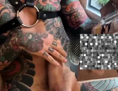 Boy in Harness Masturbates